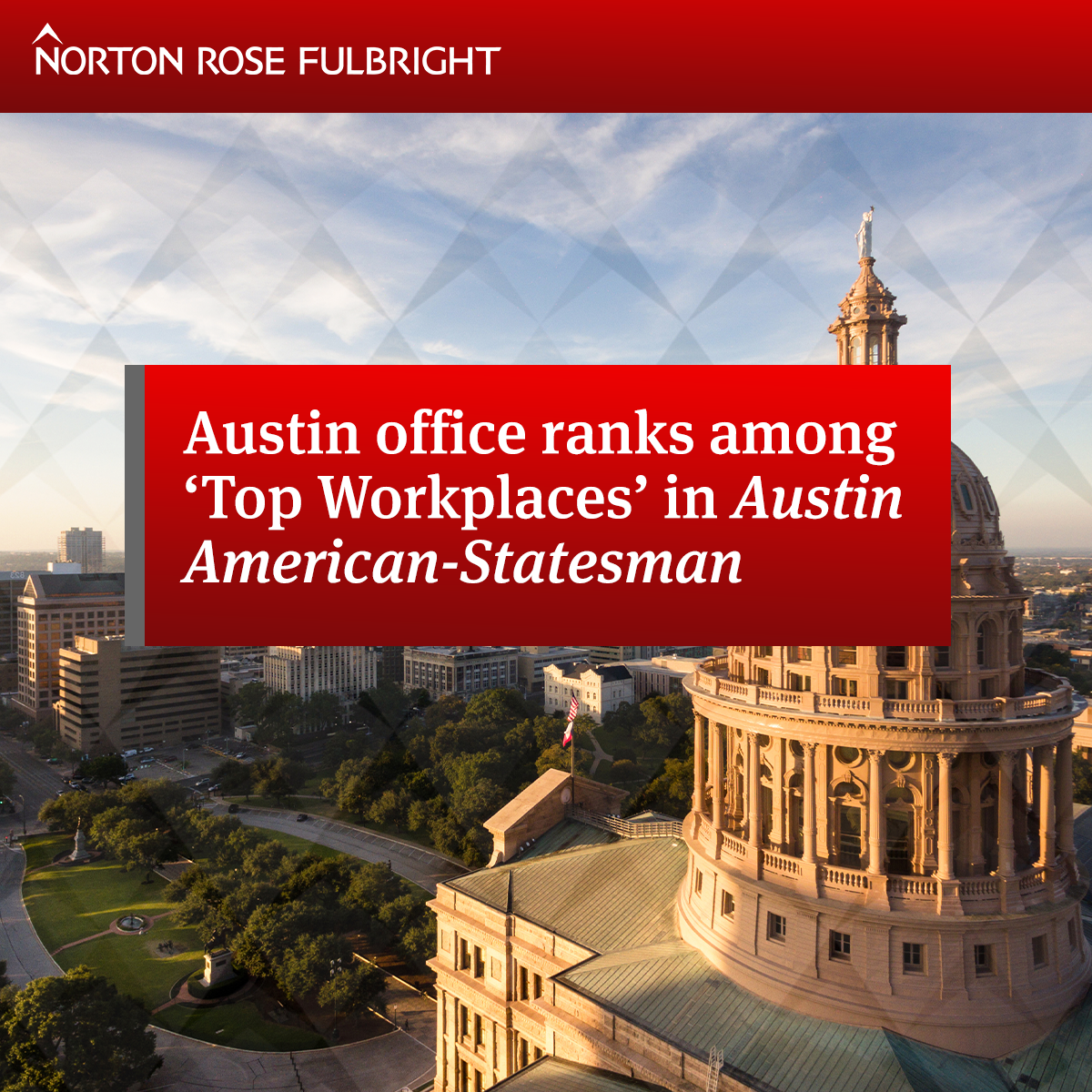 Austin office ranks among ‘Top Workplaces’ in Austin AmericanStatesman