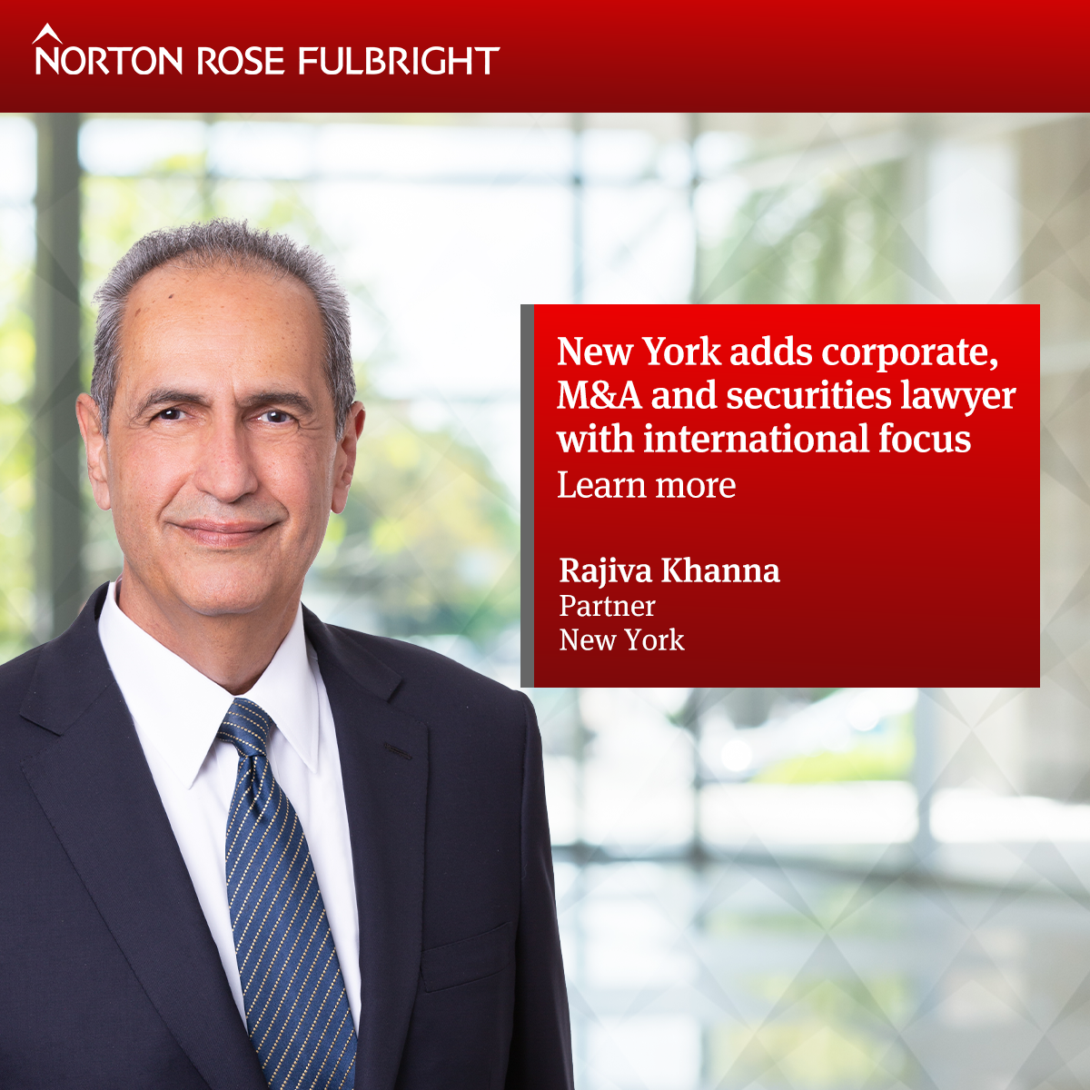 Norton Rose Fulbright Adds New York Corporate / M&A Partner With ...