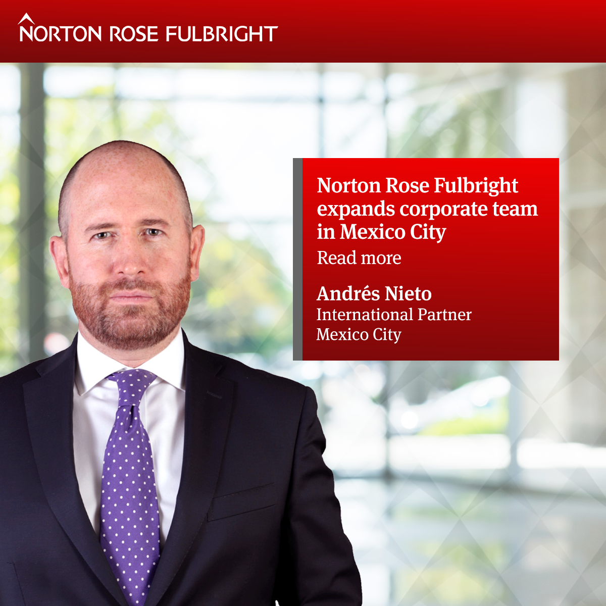 Norton Rose Fulbright Expands Corporate Team In Mexico City | Global ...