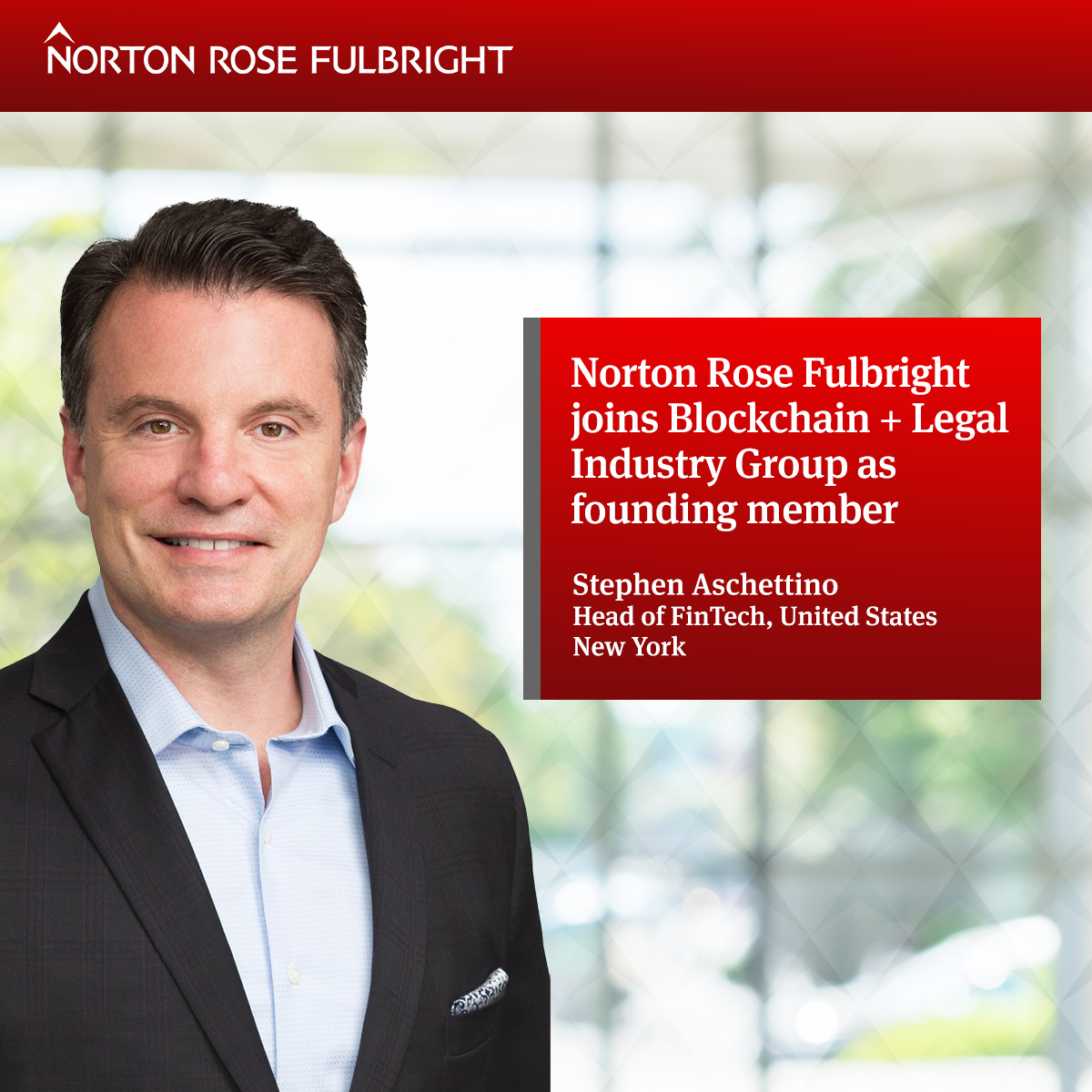 Norton Rose Fulbright Joins Blockchain + Legal Industry Group As ...