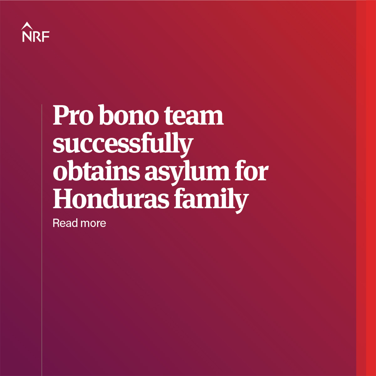 Pro Bono Team Successfully Obtains Asylum For Honduras Family | Global ...