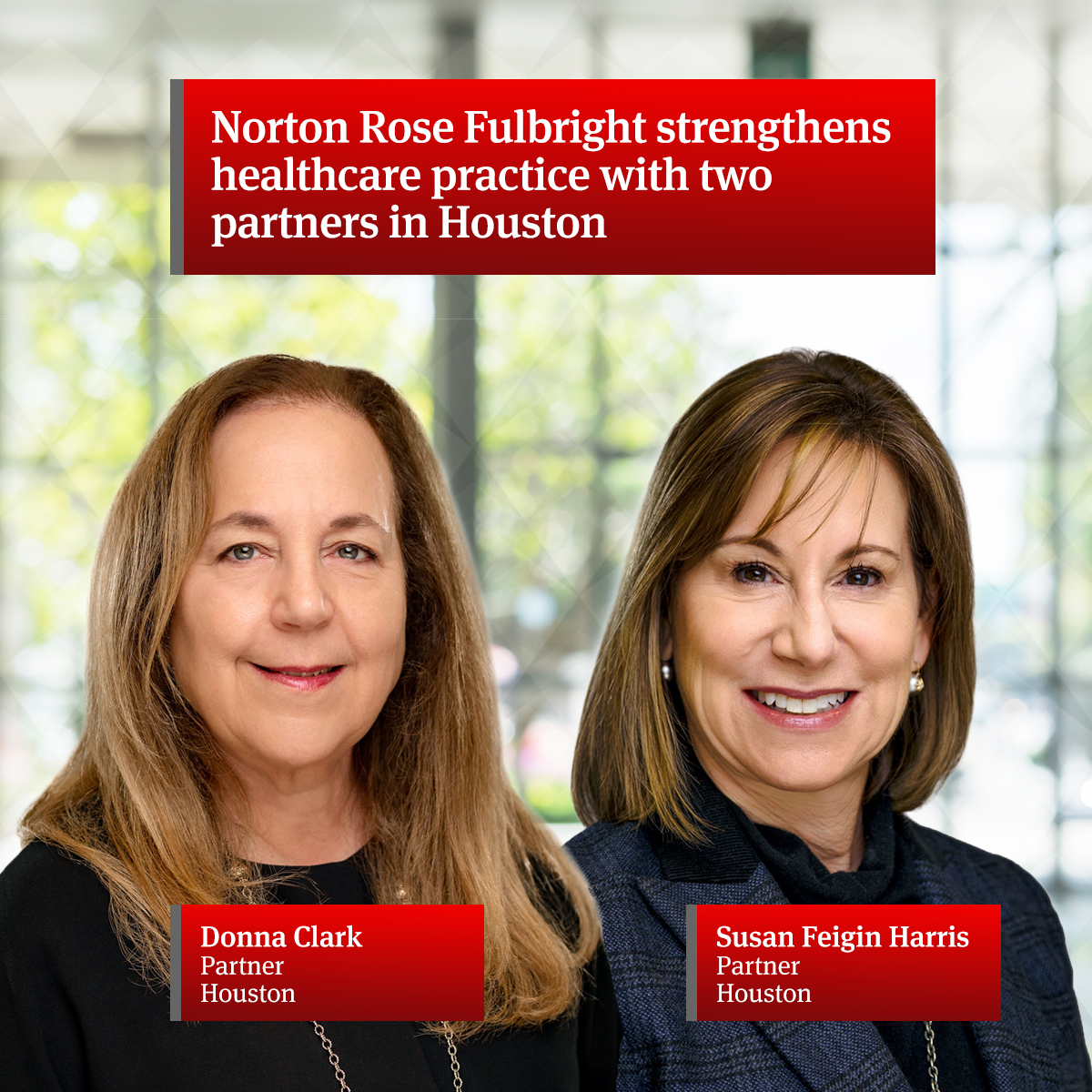 Norton Rose Fulbright Strengthens Healthcare Practice With Two Partners ...