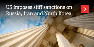 US imposes stiff sanctions on Russia, Iran and North Korea