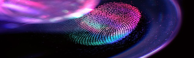 Pink thumbprint