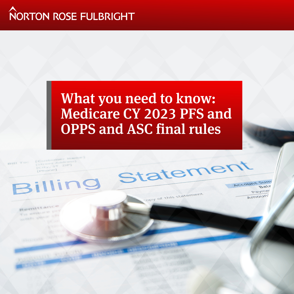 What you need to know Medicare CY 2023 PFS and OPPS and ASC final